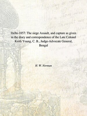 cover image of Delhi-1857